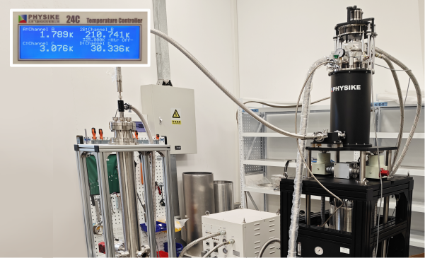 用于ARPES的干式UHV低溫系統測試成功