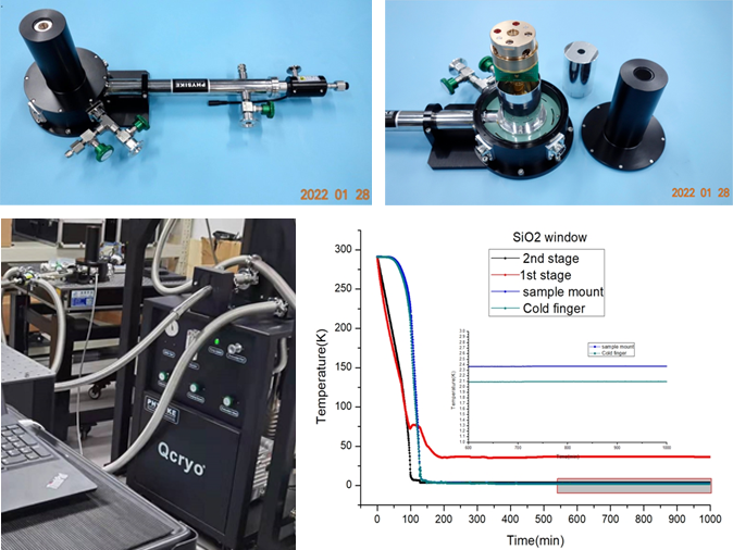 飛斯科低振動無液氦顯微低溫恒溫器測試成功 飛斯科低振動無液氦顯微低溫恒溫器測試成功